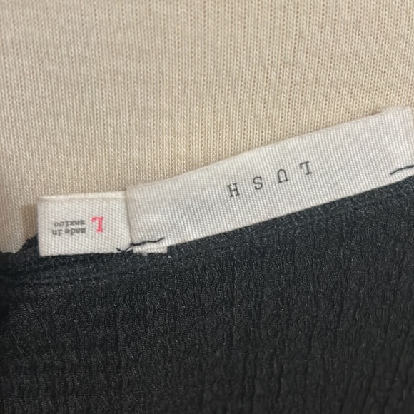 Solid Black Boho Square Neck Long Sleeve Flounce Maxi Dress - Picture 7 of 16